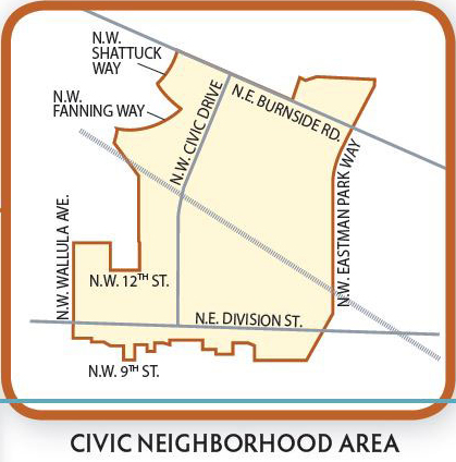 Civic Neighborhood map