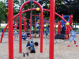 Play structure at Red Sunset Park