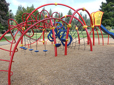 Play structure in Rockwood Central Park