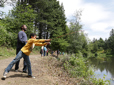 People fishing in Gresham