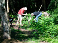 Volunteers cleaning up East Gresham Park