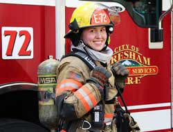City of Gresham firefighter