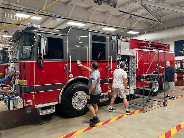 Gresham Fire personnel inspected three new fire engines at the Pierce manufacturing plant in Florida before their scheduled delivery to Gresham.
