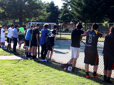 Futsal game at Davis Park