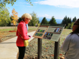 Interpretive sign at Hogan Butte Nature Park