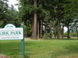 Grass and trees at Kirk Park