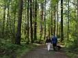 People walking on trail in Nadaka Nature Park