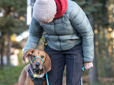 People and dogs participating in Wag N Walk event